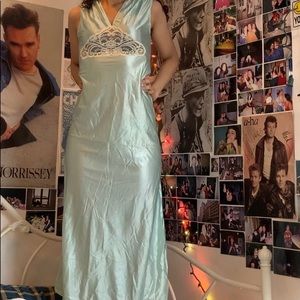 90’s Vintage Silk Maxi Slip Dress